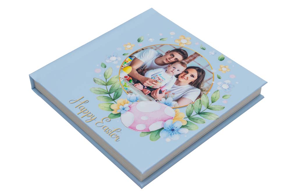 Album Hardcover Bleu